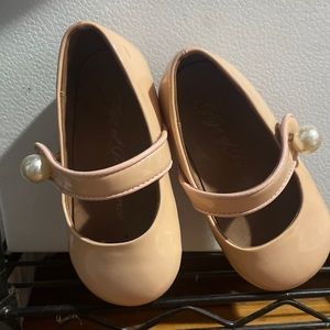 Toddler girls pink flats